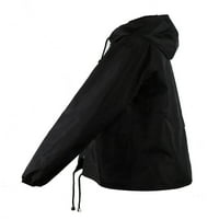 WRCNOTE Žene Solid Color patentna jakna za kišenje Pješačenje s dugim rukavima Vjetrovitoarni kaput