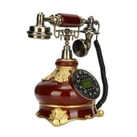 Europski vintage fiksni telefon, profesionalni dizajn Antikni telefon za dom za ured za hotel