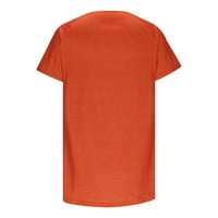 Vrhovi za žene Ležerne prilike za slobodno vrijeme Tunic Ispisani bluza s kratkim rukavima u prodaji