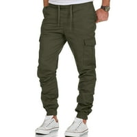 Entyinea muns joggers hlače Slim Fit Soft Twill Jogger Dukseri Army Green XL