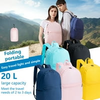 Fogcroll vanjski ruksak prijenosni veliki kapacitet vodootporan 20L ultralight putni sklopivi dnevni