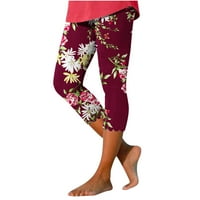 Široke pantalone za noge za žene Ženske modne palazzo hlače za žene Žene ljetni povremeni elastični