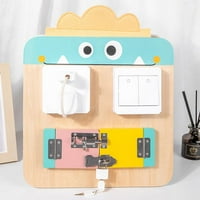 FAMURE TODDLER zauzeta igračka Montessori Drvena senzorna igračka za malu edukativnu senzoru igračku