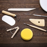Drveni set alata za keramičke gline, keramika Clay WA Pottery rezbarenje kičića alata za čišćenje