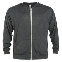 Delta Platinum Odrasli Tri-Blend puni zip hoodie