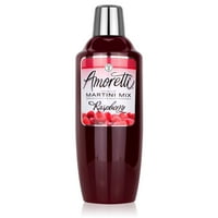 Amoretti - Premium Raspberry Martini MI - porcije po boci, napravljenim sa pravim voćem, bez glutena,