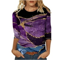 Halloween ponude ženske casual colfy labave slatke trendi majice od tiskane tunike TOP PLUS Površina