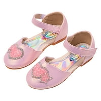 Dyfzdhu djevojke sandale za bebe princeze cipele biserne rinestone šljokice sa sandale za srce