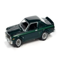 Dodge aspen, duboko šerwred sunčani poli zeleni - johnny lightning jlcg025 48b - skale model modela