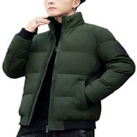 Beiwei Muška jakna Stand up ovratnik dugih rukava džepovi Omotače Omotači jesen Solid Boja Regular Fit