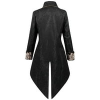 MENS STEAMPUNK jakna za vrata Gothic viktorijanski frock kaput srednjovjekovna jakna za lastavi kaput