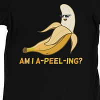APEELING banana ženska majica crna pojedina humora T-majica Gag Rođendanski poklon