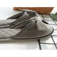 Woobling Womens Indoor Sliper zatvoreni kućni papuče za prste kliznu na domaće cipele Dame Lagani luk