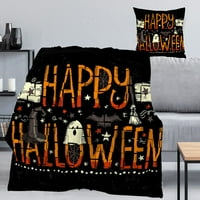 Halloween pokrivač s jastukom, narančasta pokrivačica za Halloween za djecu Dorm Dorm Comcor, 295,40x58