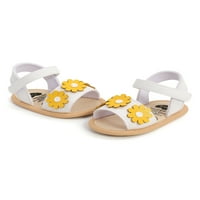 Thaisus Baby Girl Sandal Cipele, novorođenčadi ANTI-kliznu kućna cvjetna patch boja Sandbeach Party Sandals