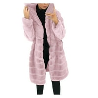 Ženski -Fur 'Gilet' COAT COATCOAT dugih rukava topliji jakna od kaputa od kupaći kostimi Bikinis set