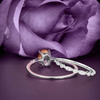 Prekrasna jedinstvena Art Deco 2. Carat ovalni morgatni i dijamantski morgan zaručni prsten, klasični