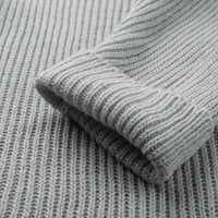 Čvrsti ležerni parezni zbori za žene prevelizirani utočani džemper turtleneck dugi rukav pulover jesen