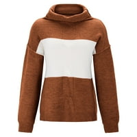 Džemper za djevojke Jesen i zimski visoki kolač za vijuga modna velika veličina duks puloverske pulover