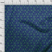 Onuone viskoza Šifon tamno plava tkanina ostavlja DIY odjeću prekrivajući tkaninu ispis tkanine širom
