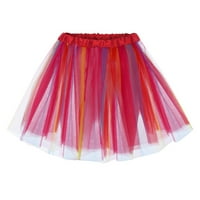 Odrasle žene 80-ih Tutu TUTU suknja od slojevine bombona u boji multikolor suknja podržava pola tjelesne