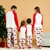 Mioliknyachristmas Porodica koja odgovara pidžamima za odrasle tinejdžeri i babyholiday-dečji odjeća za spavanje kućice za spavanje