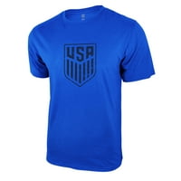 Icon Sports U.S. Soccer Federacija USMNT logotipa za odrasle majica Royal Blue Color - XL