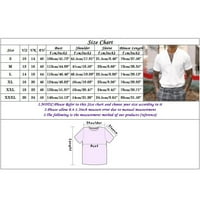 Muške majice Čvrsto boje V-izrez kratki rukav, ležerni patentni zatvarač modna labava odjeća na plaži