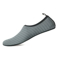 Unise Aqua Socks Slip na plaži cipela Bosonofoot vodene cipele Ženske muške atletičke stane joge sivo