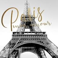 Paris Mon Amour V Poster Print Kimberly Allen # KASQ1903B2