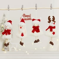 Esaierr ukrasi božićne drvve, Božićno ukrasne vješanje, push ukras za lutke Hebse za božićne ukrase porodice