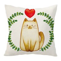 Crtani CAT posteljina jastučnica nordijskog dnevnog boravka Sofa kauč na kauču navlaka za Valentinovo Love Par jastuk