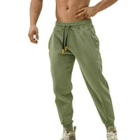 Muške hlače proljeće casual workout jogging trčanje kondicijskih pantalona nacrtavanje labavih struka