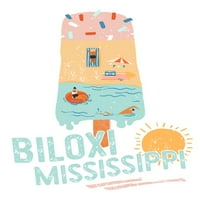 Biloxi, Mississippi, ljetni sladoled scena