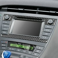 Ruijy karbonska vlakna unutrašnjost radio CD navijača zaslona za ploče za Toyota Prius