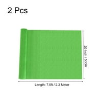 Uxcell Crepe papir valja 7,5ft dugačak, žuti zeleni paket