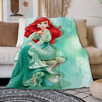 Ariel Plush ispisano bacanje pokrivač pokrivače posteljina prozračna za rođendanski poklon, 59x 150x