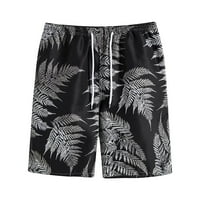 CLLIOS muški kratke hlače, muške ljetne tanke tanke haljine na plaži u sredini struka Ležerne prilike
