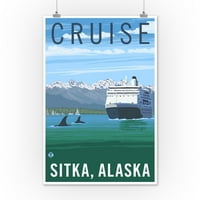 Sitka, Aljaska, krstarenje brodom i kitova
