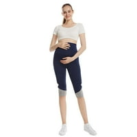 Majčinske gamaše casual pantalone za čišćenje prodaje dame materinstvo zakrpa Webbing Sportski kontrast
