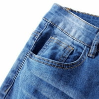 Čammark PI Vrijeme i Tru Ženske hlače zalijepljene uska elastična tassela džep čipkaste pantalone Stretch