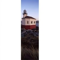 Svjetionik na obali, Lighthouse Coquille River, Bandon, Coos County, Oregon, SAD Poster Print
