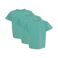 Udobnost Boje Mladinska majica za prodaju, 2-pakovanje, siva, m