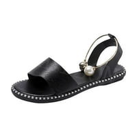 Tutumumumbene sandale Veličina modne žene cipele ravne papuče otvoreni nožni stol comfy plaža rimske