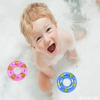 Bulestore Baby Wash Bath Plivanje Mini plivanje prstenje slatke plutajuće igračke za bate