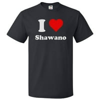 Srčana majica Shawano - volim poklon Shawano Tee