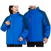 Prevelike kišne jakne za žene modne zimske tople kornjače izrez dugih rukava prema doljim kaputima od pune boje fleece bluze