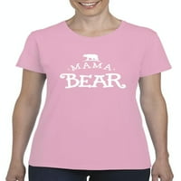 Normalno je dosadno - ženska majica kratki rukav, do žena veličine 3xl - mama medvjed