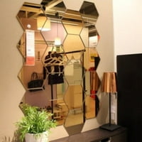Retup ogledalo zidne naljepnice Samoljepljivo uklonjivo ogledalo za uređenje domaćeg dekora