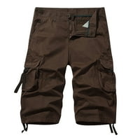 Jsaierl Teretne kratke hlače za muškarce opuštene fit multi džepove kratke hlače za borbene kratke hlače